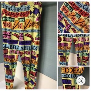 RARE Original 1980s Stephen Sprouse Leggings
